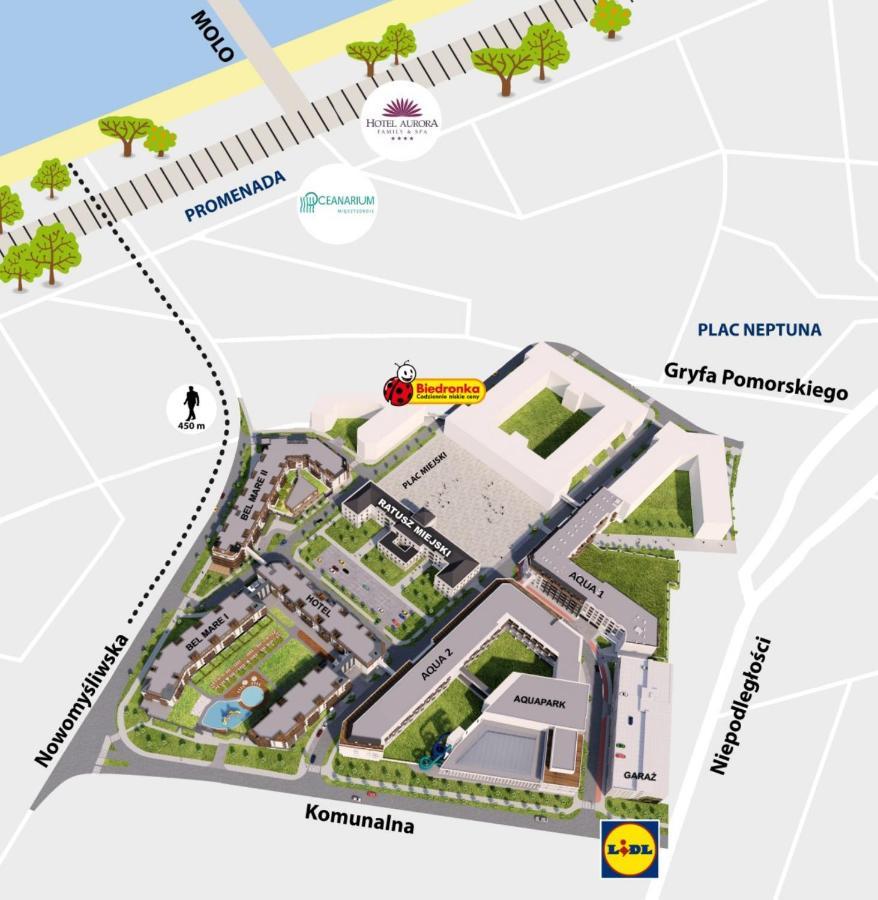 Bel Mare Apartament 128 Z Ogrodkiem Miedzyzdroje Eksteriør bilde